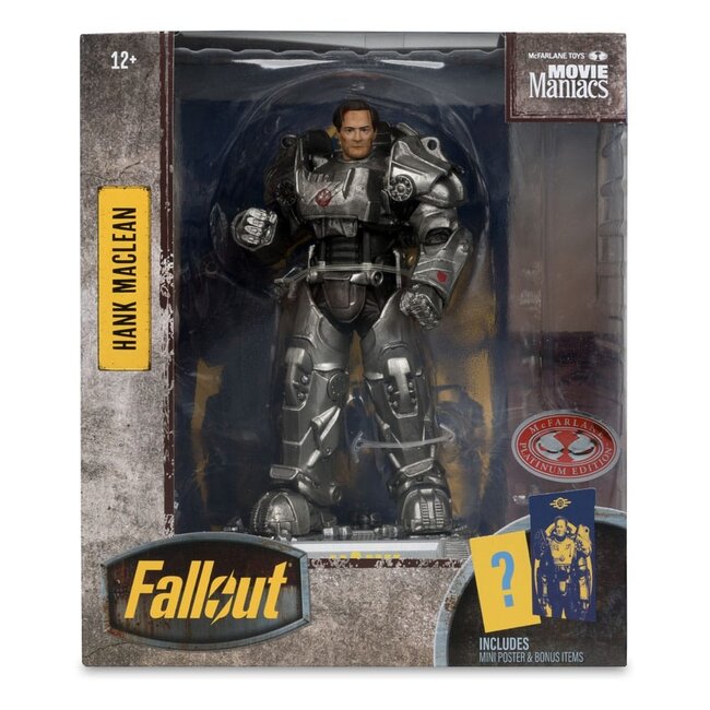 Fallout Movie Maniacs Actionfigur Hank Maclean (Staffel 2) (Red Platinum Edition) 17 cm