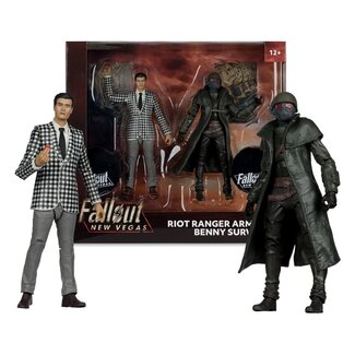 McFarlane Toys Fallout: New Vegas Statue 2er-Pack Riot Ranger Armor & Benny Survivor 18 cm