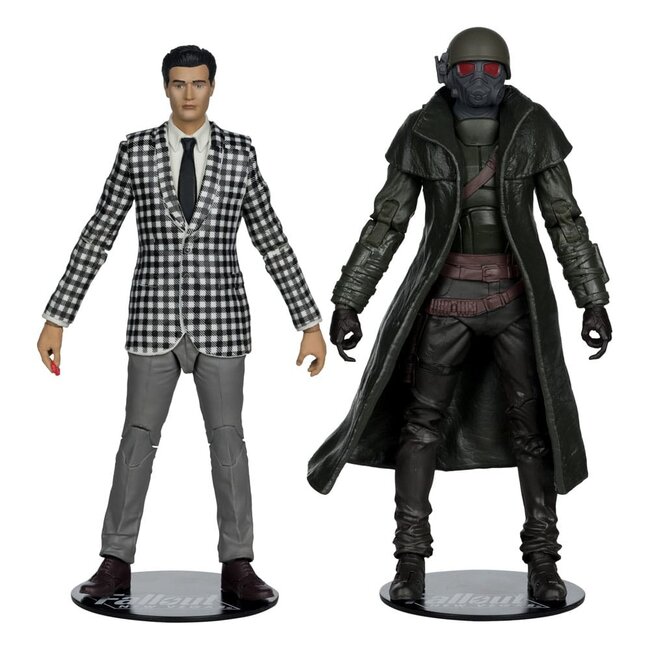 Fallout: New Vegas Statue 2er-Pack Riot Ranger Armor & Benny Survivor 18 cm