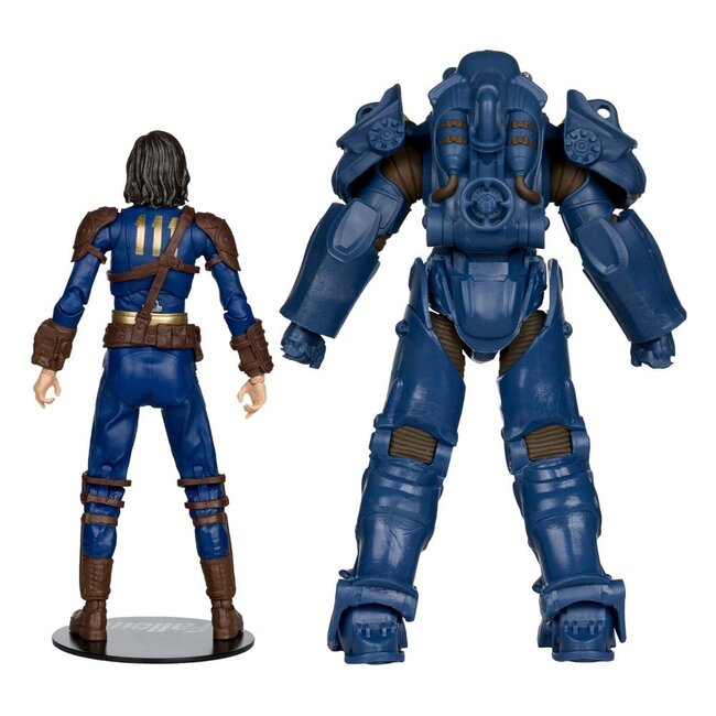 Fallout 4 Statue 2er-Pack T-60 Vault Tec & Sole Survivor 18 cm