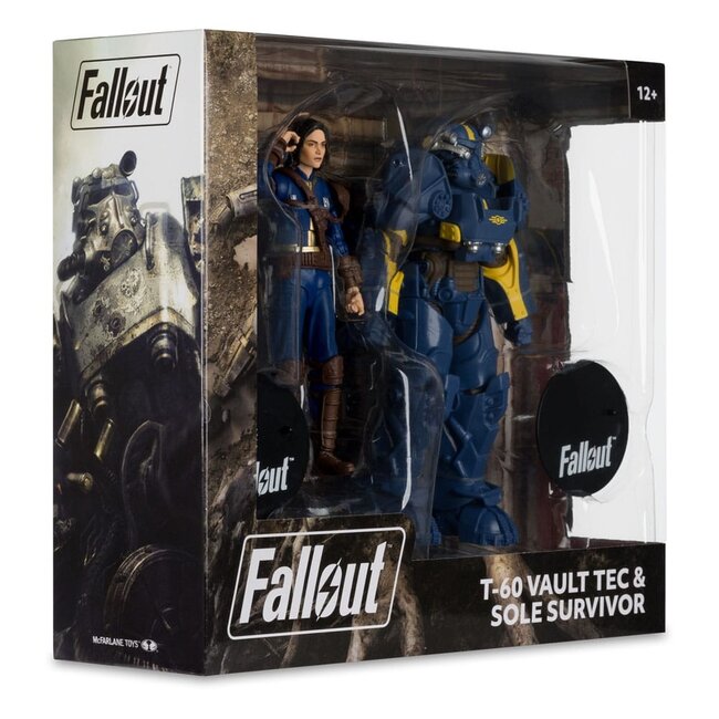 Fallout 4 Statue 2-Pack T-60 Vault Tec & Sole Survivor 18 cm