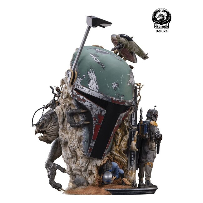 Premium Collectibles Studio Star Wars: Das Imperium schlägt zurück – Fine Art Büste Boba Fett Deluxe Edition 50 cm