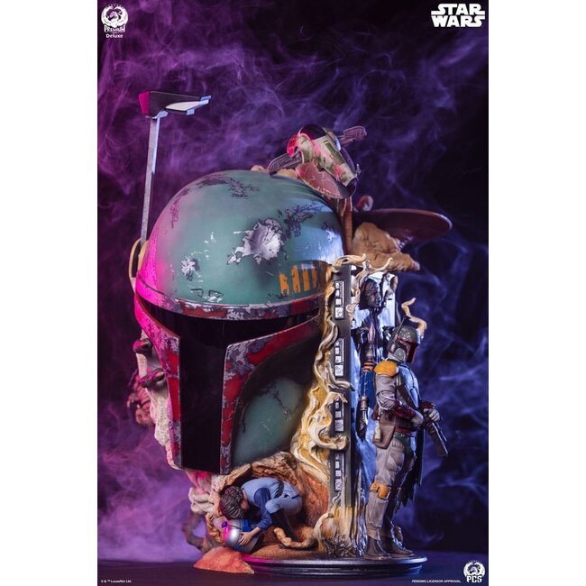Star Wars: Das Imperium schlägt zurück – Fine Art Büste Boba Fett Deluxe Edition 50 cm