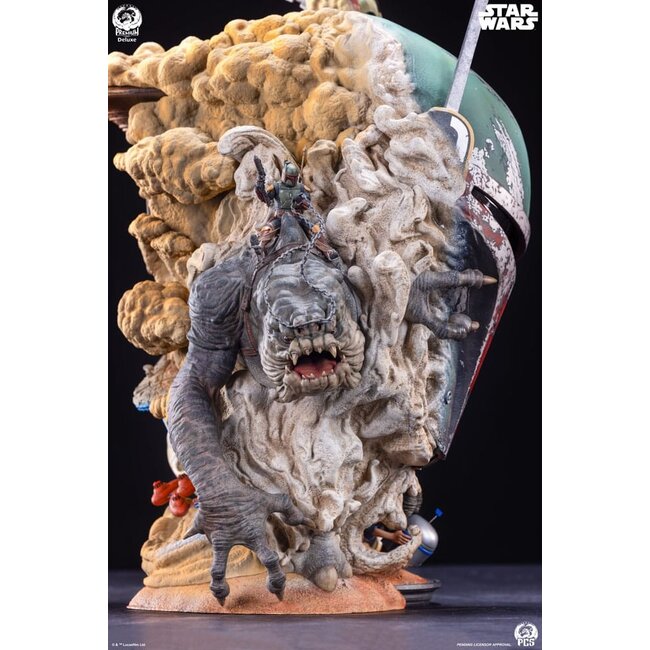 Star Wars: Das Imperium schlägt zurück – Fine Art Büste Boba Fett Deluxe Edition 50 cm