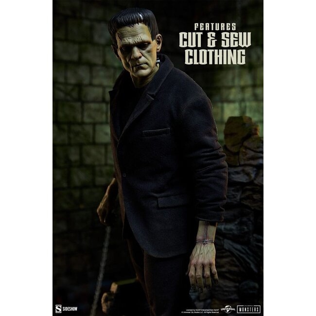 Frankenstein Premium Format Mixed Media Statue Frankenstein (Fabric Costume) 57 cm