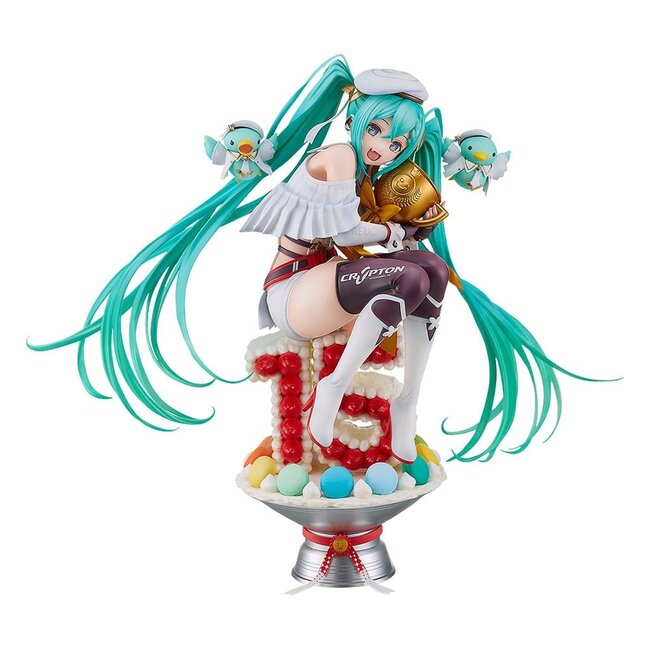 Good Smile Company Hatsune Miku Characters PVC Statue 1/6 Racing Miku: 2023 - 15th Anniversary Ver. 26 cm