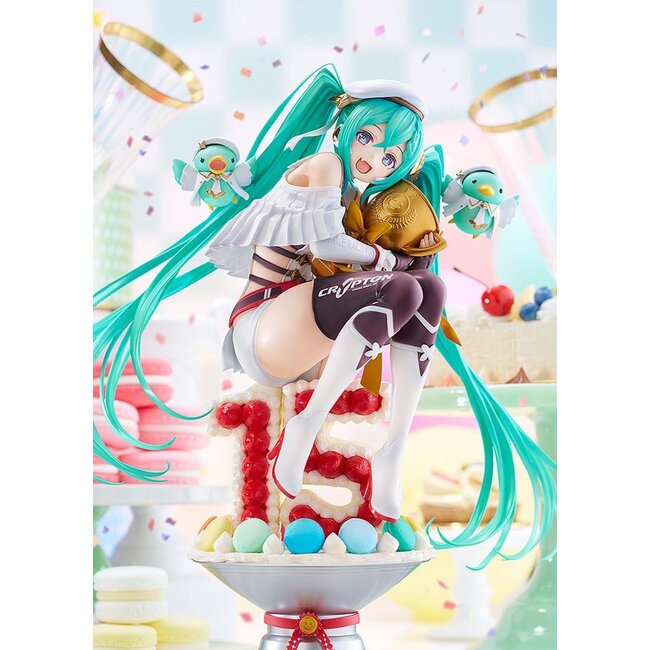 Hatsune Miku Charakter-PVC-Statue 1/6 Racing Miku: 2023 - 15. Jubiläumsversion, 26 cm