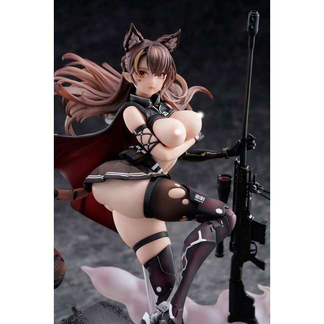 Original Character PVC 1/7 Ijuu Senki Series: Sniper Karihime Limited Distribution 27 cm