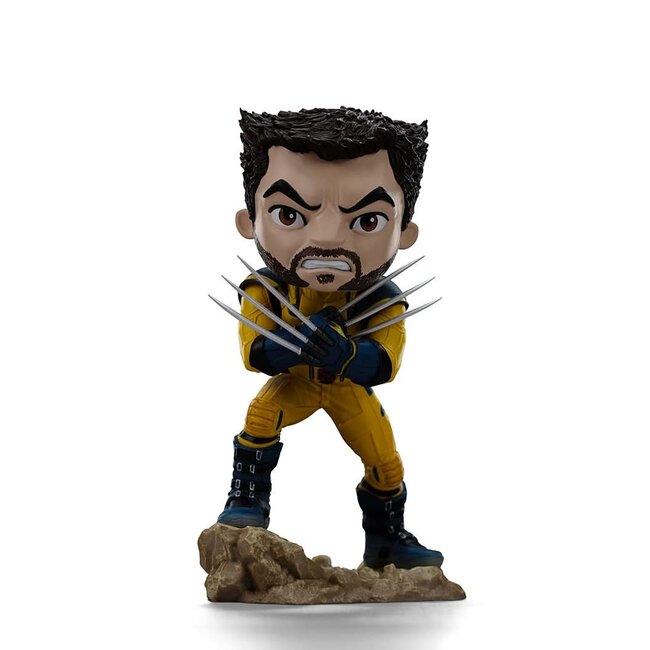 Deadpool & Wolverine Mini Co. PVC Figure Deadpool and Wolverine set Unmasked 14 cm