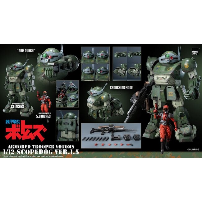 Gepanzerter Soldat Votoms Robo-Dou Actionfigur Strikedog 16 cm