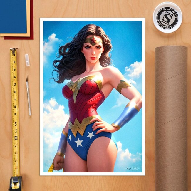 DC Comics Kunstdruck Justice League Trinity: Wonder Woman 61 x 41 cm - ungerahmt