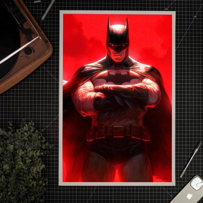 DC Comics Art Print Justice League Trinity: Batman 61 x 41 cm - unframed