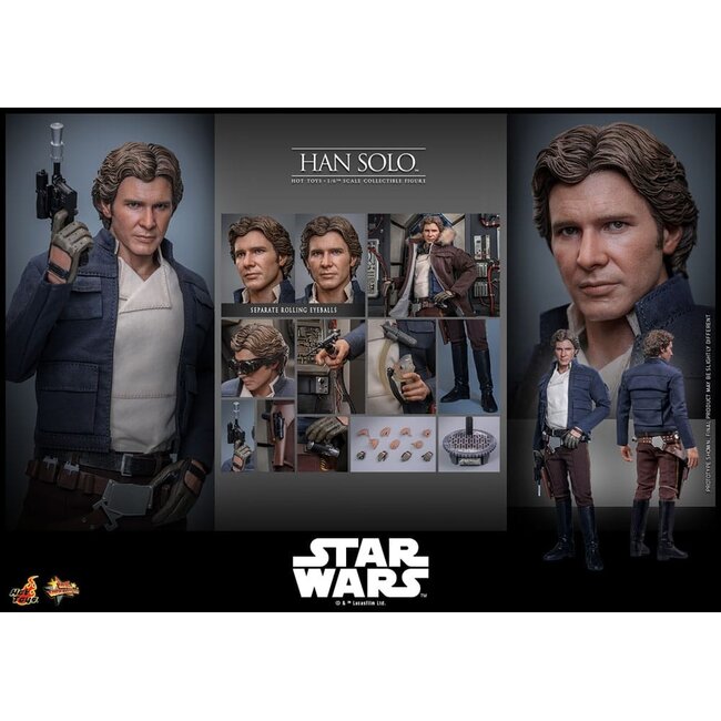 Star Wars Episode V Movie Masterpiece Action Figure 1/6 Han Solo 31 cm