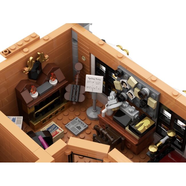 Sherlock Holmes Construction Set Baker Street 221B Apartment 42 cm