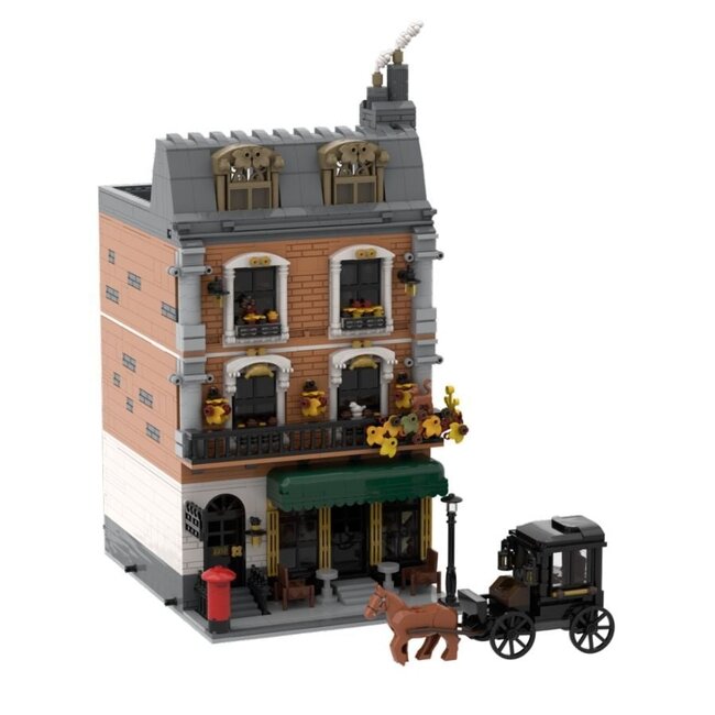 Sherlock Holmes Construction Set Baker Street 221B Apartment 42 cm