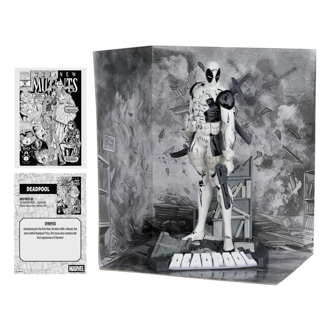 Marvel Collection PVC Statue 1/10 Deadpool (The New Mutants #98) (Line Art) (Gold Label) 17 cm