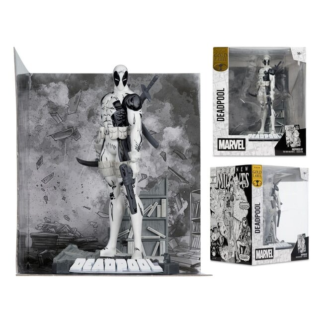 Marvel Collection PVC Statue 1/10 Deadpool (The New Mutants #98) (Line Art) (Gold Label) 17 cm