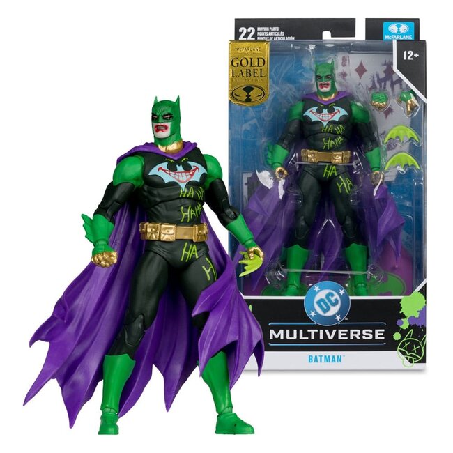 McFarlane Toys DC Multiverse Action Figure Batman (Joker War) (Jokerized) (Gold Label) 18 cm