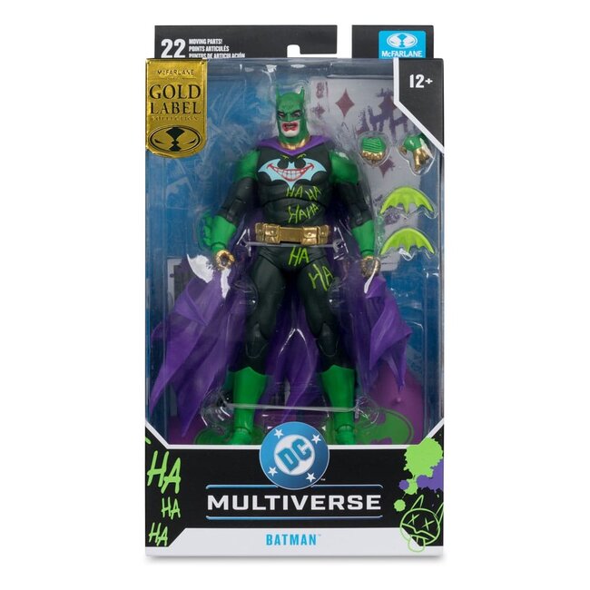 DC Multiverse Action Figure Batman (Joker War) (Jokerized) (Gold Label) 18 cm