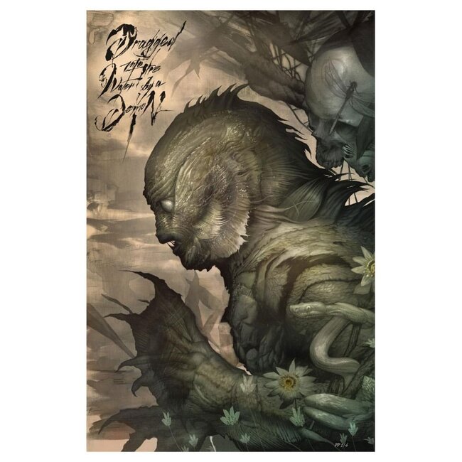 Kunstdruck „Der Schrecken vom Amazonas“ von Dan Quintana, 61 x 41 cm – ungerahmt