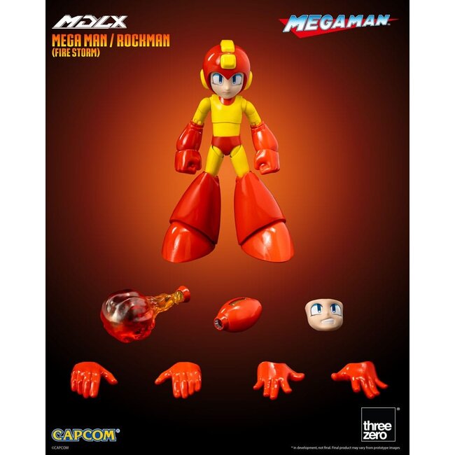 Mega Man MDLX Actionfigur Mega Man / Rockman (Fire Storm) 10 cm