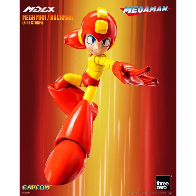 Mega Man MDLX Actionfigur Mega Man / Rockman (Fire Storm) 10 cm