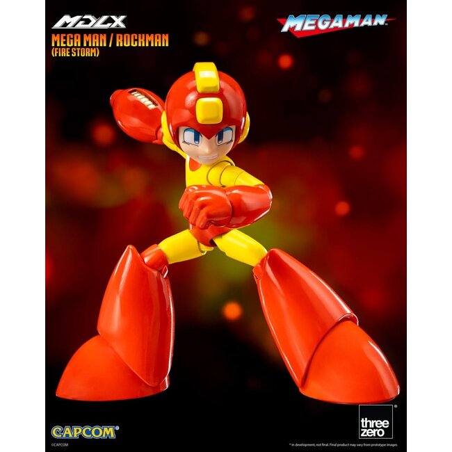 Mega Man MDLX Actionfigur Mega Man / Rockman (Fire Storm) 10 cm