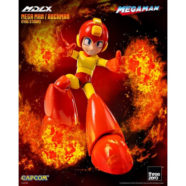 Mega Man MDLX Actionfigur Mega Man / Rockman (Fire Storm) 10 cm