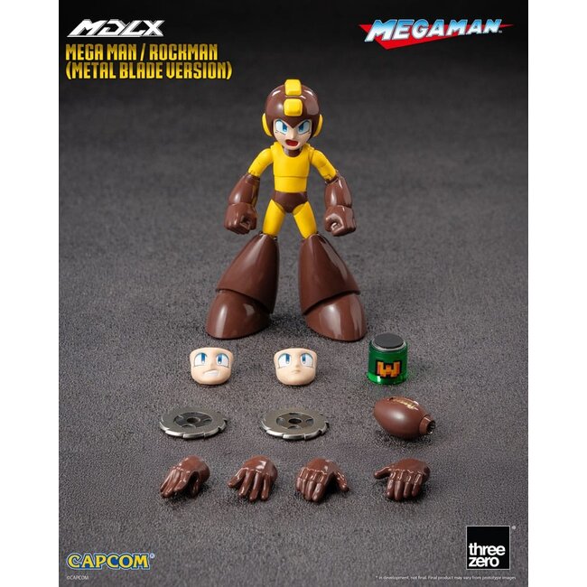 Mega Man MDLX Action Figure Mega Man / Rockman (Metal Blade Version) 10 cm