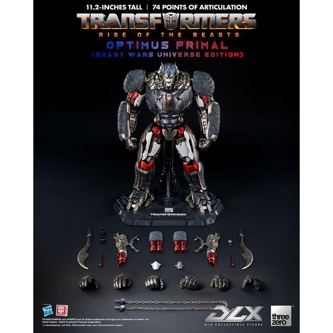 Transformers: Rise of the Beasts DLX Actionfigur Optimus Primal (Beast Wars Universe Edition) 29 cm