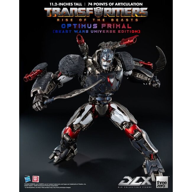 Transformers: Rise of the Beasts DLX Action Figure Optimus Primal (Beast Wars Universe Edition) 29 cm