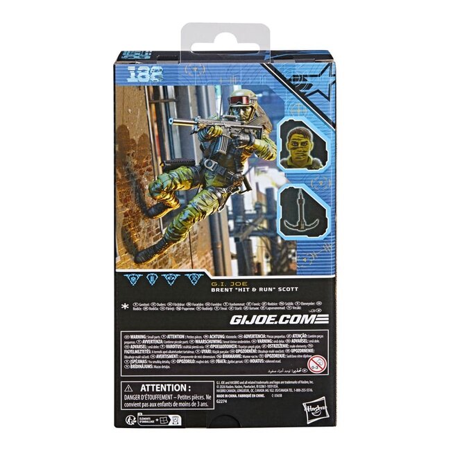 G.I. Joe Classified Series Action Figure Brent "Hit & Run" Scott 15 cm