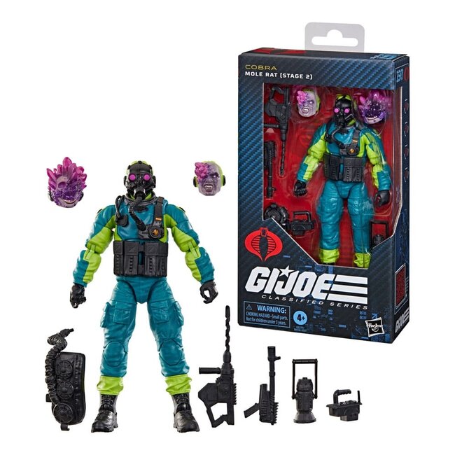 GI Joe Classified Series Actionfigur Maulwurfsratte (Stufe 2) 15 cm