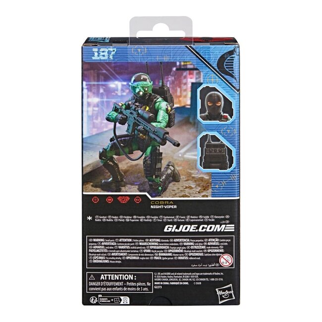 GI Joe Classified Series Actionfigur Night-Viper 15 cm