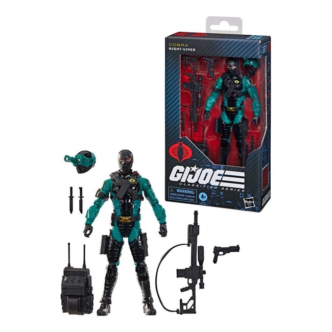 GI Joe Classified Series Actionfigur Night-Viper 15 cm