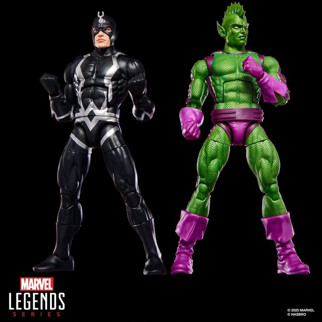 Inhumans Marvel Legends Actionfiguren-Doppelpack: Black Bolt & Marvels Triton (15 cm)