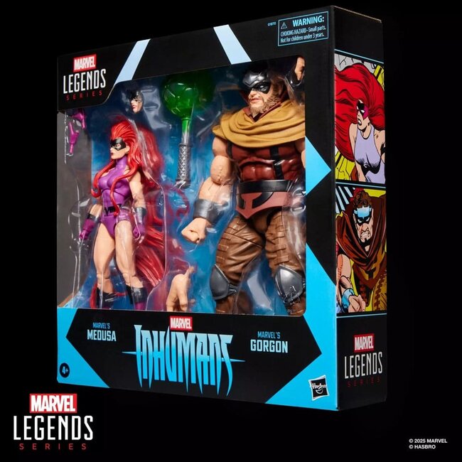 Inhumans Marvel Legends Actionfiguren-Doppelpack: Marvels Medusa & Marvels Gorgon (15 cm)