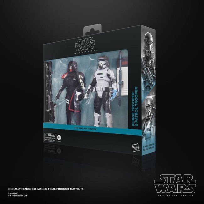 Star Wars Jedi: Survivor Black Series Action Figure 2-Pack Purge Trooper & Patrol Trooper 15 cm