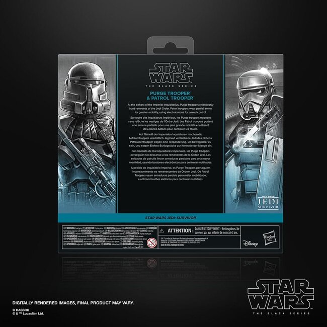 Star Wars Jedi: Survivor Black Series Actionfiguren-Doppelpack Purge Trooper & Patrol Trooper 15 cm
