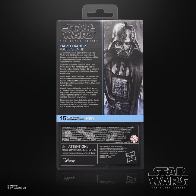 Star Wars: Obi-Wan Kenobi Black Series Actionfigur Darth Vader (Duellende) 15 cm