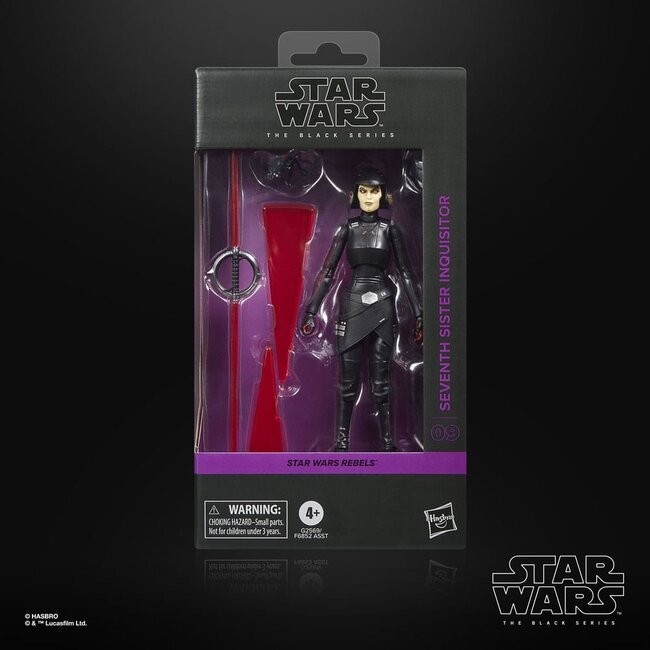 Star Wars: Rebels Black Series Action Figure Seventh Sister (Inquisitor) 15 cm