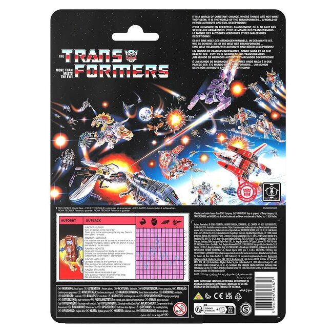 Transformers Retro G1 Actionfigur Autobot Outback 13 cm