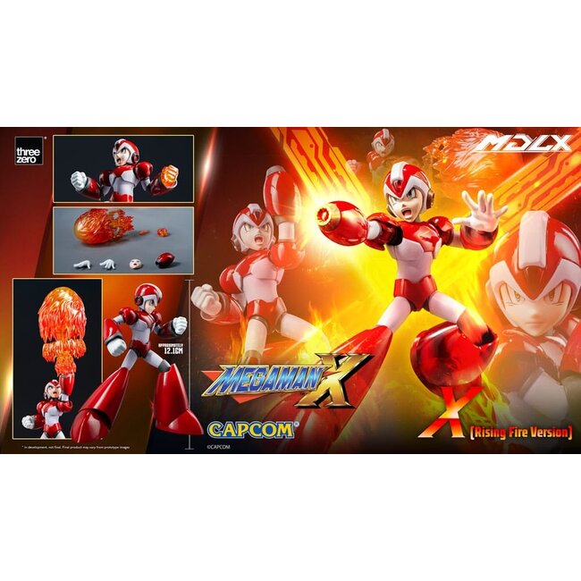 Mega Man MDLX Actionfigur Rockman X / Mega Man X (Rising Fire Version) 12 cm