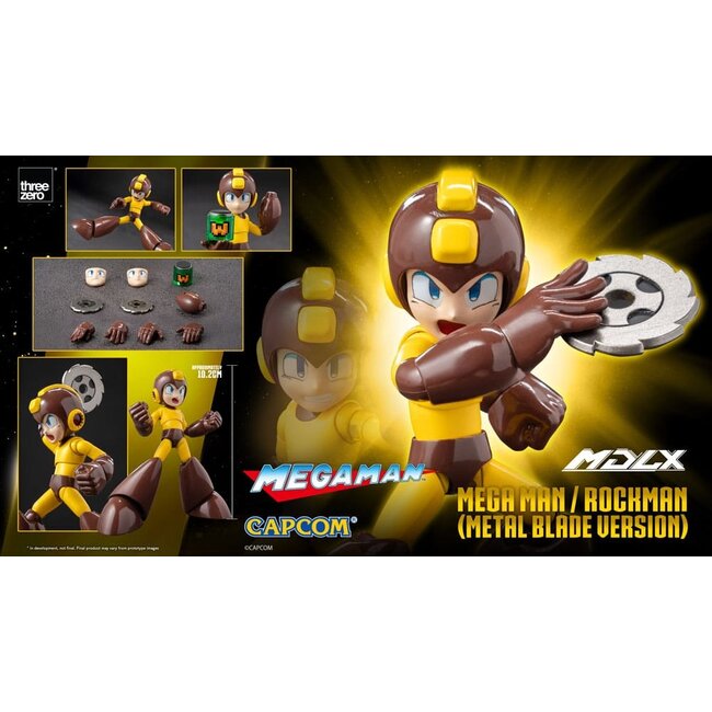 Mega Man MDLX Actionfigur Mega Man / Rockman (Metal Blade Version) 10 cm