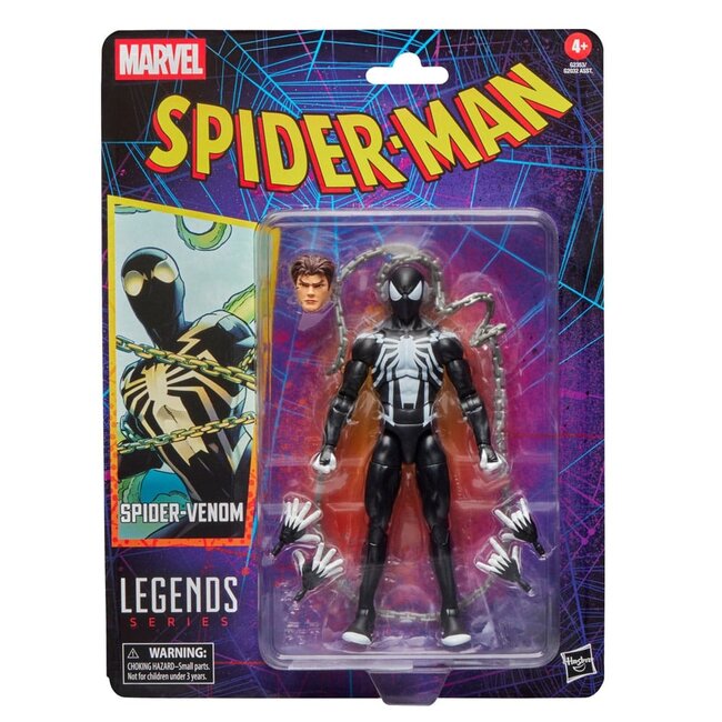 Spider-Man Marvel Legends Retro-Actionfigur Spider-Venom 15 cm