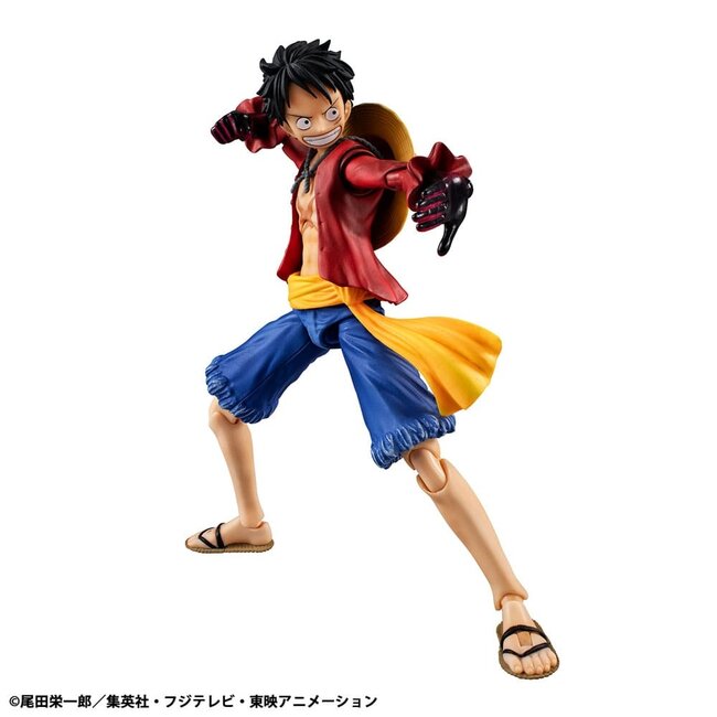 One Piece Variable Action Heroes Actionfigur Monkey D. Luffy mit Rüstungshaki, 16 cm