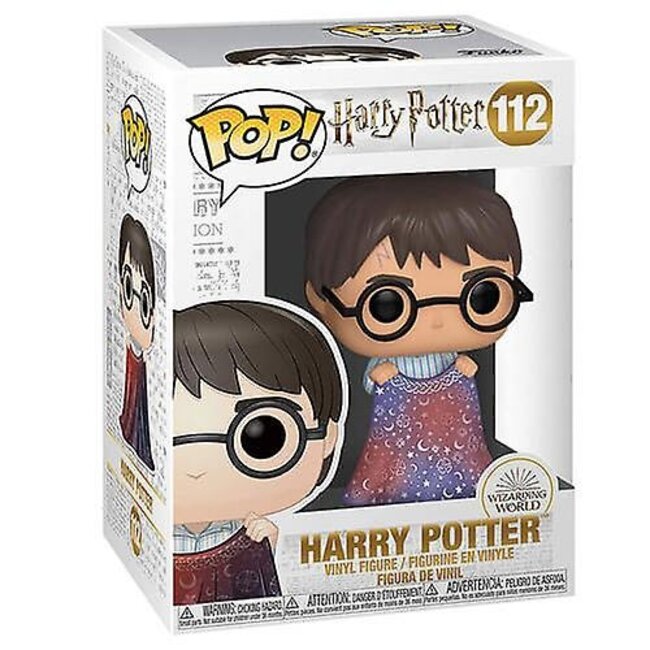 Harry Potter POP! Movies Vinyl Figure Harry w/Invisibility Cloak 9 cm