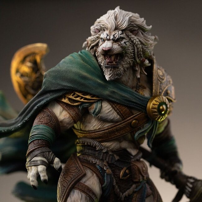 Magic The Gathering Art Scale Statue 1/10 Ajani Goldmane 26 cm