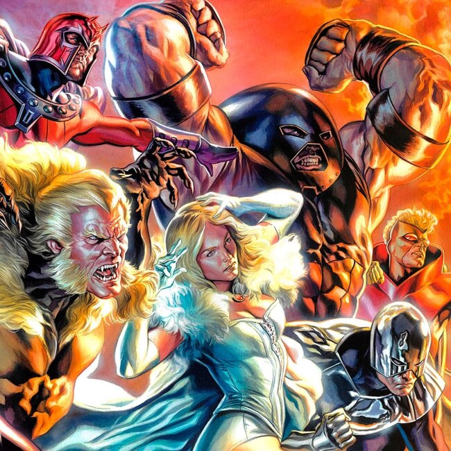 Marvel X-Men Kunstdruck „Die Bruderschaft der Mutanten“ von Felipe Massafera, 46 x 66 cm – ungerahmt