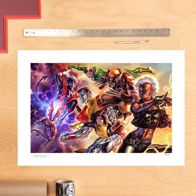 Marvel X-Men Kunstdruck „Die X-Men“ von Felipe Massafera, 46 x 66 cm – ungerahmt